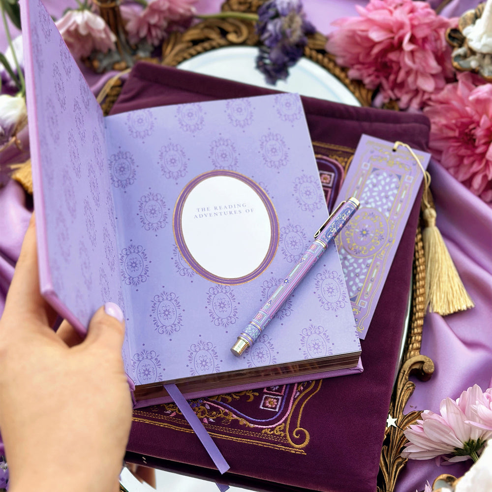 The Reading Journal Bundle - Wisteria - You Got This Gel Pen - Once Upon a time bookmark - once upon a time book sleeve - the quirky cup collective