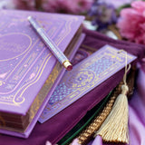 The Reading Journal Bundle - Wisteria - You Got This Gel Pen - Once Upon a time bookmark - once upon a time book sleeve - the quirky cup collective