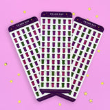 Trash Day Planner Sticker Sheet