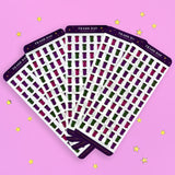 Trash Day Planner Sticker Sheet