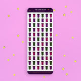 full set - reminders - organization - sticker sheet- planner stickers - the quirky cup collective