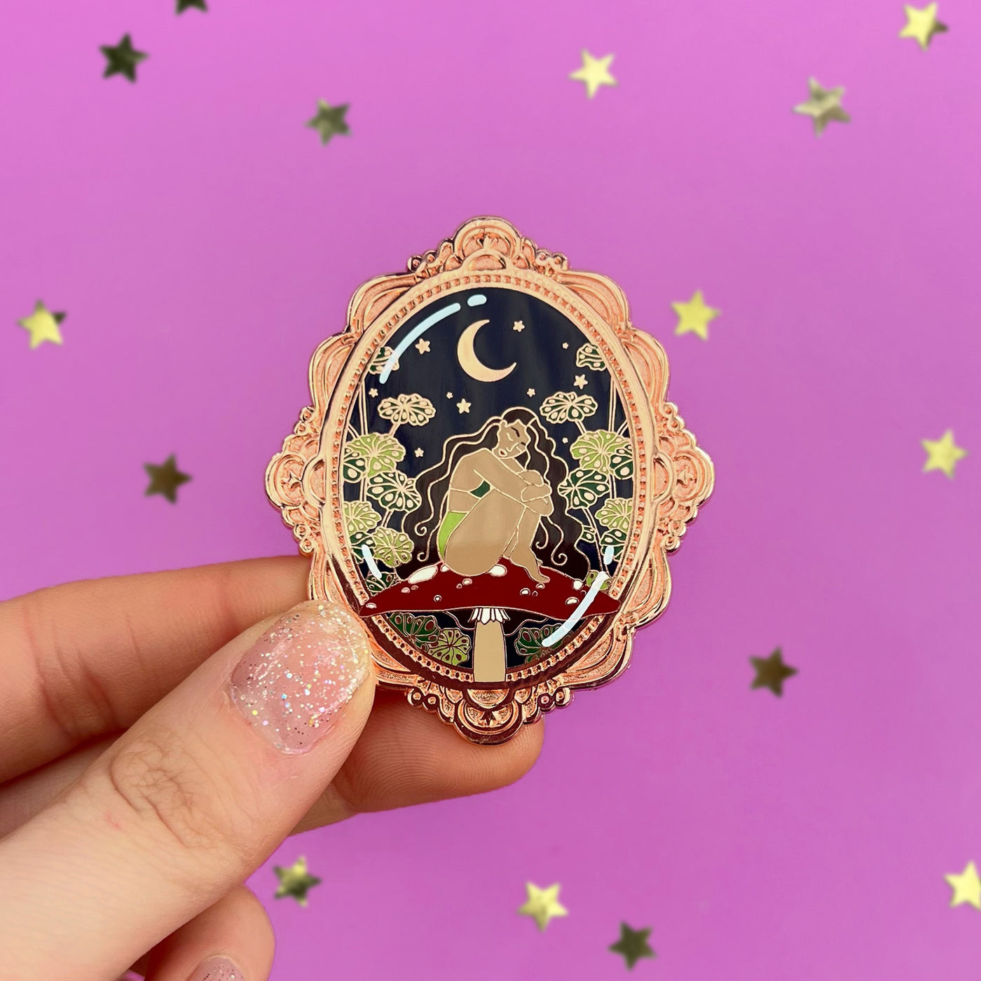  Wonderland Enamel Pin-The Quirky Cup Collective