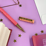 You are Magic pen - peach - blank ink - gel pen - the quirky cup collective