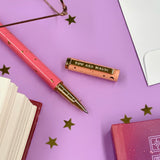 You are Magic pen - peach - blank ink - gel pen - the quirky cup collective