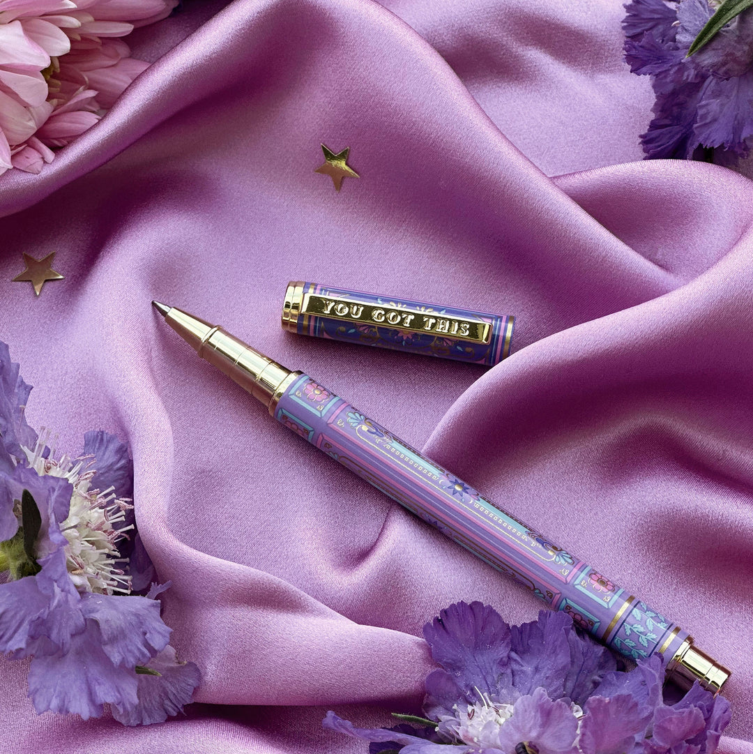 you got this pen - gel pen - wisteria - the quirky cup collective